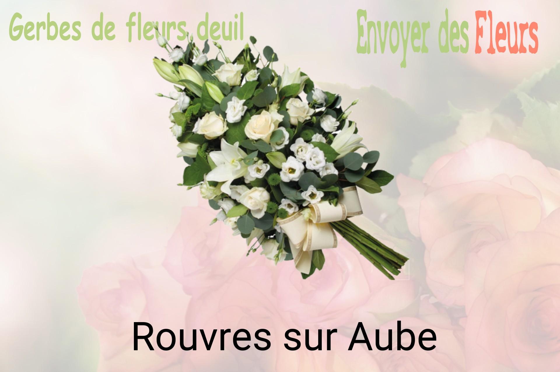 Gerbe de fleurs de deuil livrée à Rouvres-sur-Aube